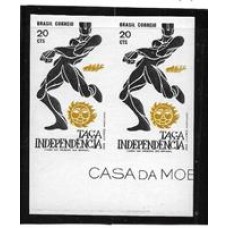 0740SD-Taça Independencia em par sem denteação.