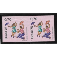 0901SD-Folclore Brasileiro, Frevo, em par sem denteação.