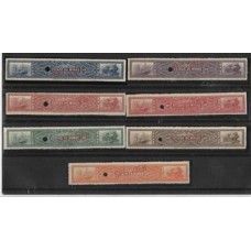 Imposto de Aguas Minerais-08/14 serie completa com sobrecarga Specimen