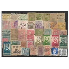 Selos Consulares-Lote com 40 selos diferentes .Acompanha copia das folhas do catalogo
