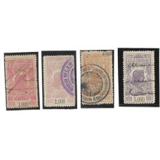 Imposto Consular-032/35-Serie de 1902  algarismos com ponto entre o milhar e a centena, serie completa