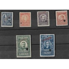 Imposto do Selo-35/40-Serie completa com sobrecarga Specimen