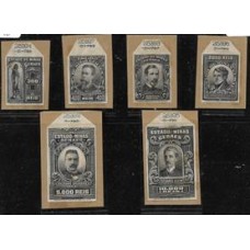 Imposto do Selo-35/40-Serie completa em prova de cunho na cor preta