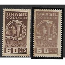 0354A-Jogos da Primavera, impressão empastada