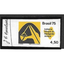 0875SD-Industria Mineral do Manganês, Amapá, selo margem de folha sem denteação.