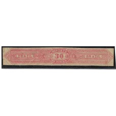 Imposto do Vinho-13-30Rs vermelho, filigrana "Casa da Moeda"