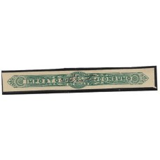 Imposto de Bebidas-207- 25Rs, verde , sem filigrana, emissão de 1900.