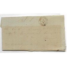 1888-Carta de serviço publico de Paranagua para Teresina, marca "S.P." com carimbo de saída "Paranagua ( Piauhy) ".Possivelmente unico conhecido