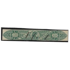 Imposto de bebidas-274-40Rs verde emissão de 1910/14