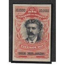 Rio Grande do Norte-Imposto do Selo-16-10.000Rs , emissão de 1912, prova sem denteação 