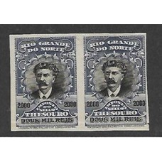 Rio Grande do Norte-Imposto do Selo-14-2000Rs par em prova sem denteação da emissão de 1912