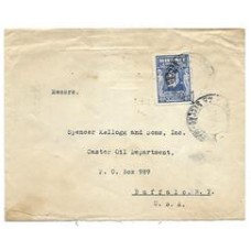 1941-Envelope circulado da Bahia para os EUA com 400Rs IV Centenario de Portugal de acordo com o porte panamericano
