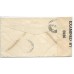 1942-Envelope circulado do Crato para a California, porteado com 400Rs IV Centenario da Aclamação de Amador Bueno a Rei de S Paulo, de acordo com o porte panamericano.Etiqueta de censura