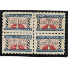 0056-Etiqueta da revolução de 1932, em quadra com a colunata em preto