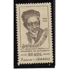 0618-Centenario de Francisco Braga, ensaio   na cor sepia
