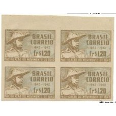 0190-Pacificação do Movimento de 1842, prova de cor em quadra.