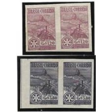 A-063/4SD-39ª Convenção Internacional do Rotary Club, em pares sem denteação, novos com goma.