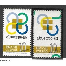 0655-Expoisição Filatelica "Abuexpo" com cores muito deslocadas