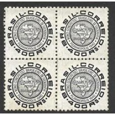 0151-9º Congresso de Geografia, prova em quadra na cor  preta, papel couchê