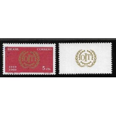 0636B- Cinquentenário da Organização Internacional do Trabalho sem a cor Bordô