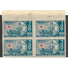 0090SD- 700Rs Cruz Vermelha em quadra sem denteação.