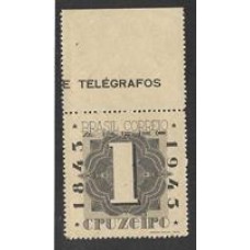 A-048D-Cr$1,00 ,Centenario do Selo  sem a cor amarela