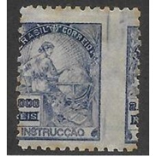 239-2000Rs tipo  Instrução, filigrana F com denteação deslocada