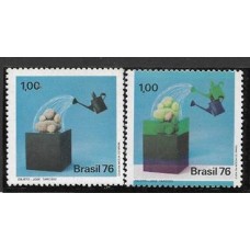 0931-Cr$1,00 Objeto, Jose Tarcisio, quadra com cores deslocadas 