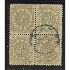 62-20Rs tipo Cifra, oliva esverdeado em quadra usada