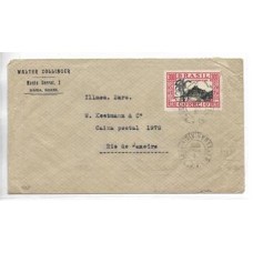 1935-Envelope circulado da Bahia para o Rio de Janeiro com selo de 300Rs Dia da Criança. 1935-Envelope circulado da Bahia para o Rio de Janeiro com selo de 300Rs Dia da Criança.
