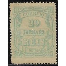 J-20B-20Rs Jornal papel fino, denteação mista 13 X 11 X 13 X 13, novo sem goma