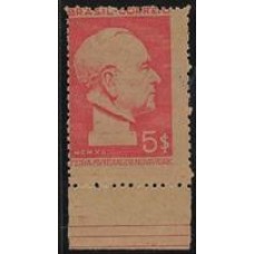 0154-5$ Feira de Nova York, efigie de Getulio Vargas, prova em papel jornal.