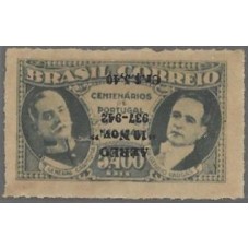 A045G- Centenario de Portugal, Cr$5,40/5400Rs com sobrecarga invertida, novo sem goma.