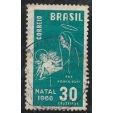 05612Y-Natal de 1966, usado, em papel marmorizado.