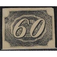 06B-60Rs Inclinado, tipo II, papel fino de 45 a 50 micra, novo sem goma. 