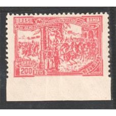 0017- Centenário da Entrada do Exercito Pacificador na Bahia sem denteação inferior.