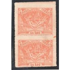 0200-Ct$1,00, serie da Vitoria, par com o percê deslocado