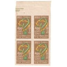 0157i-400Rs, prova em quadra de selo não emitido  do Recenseamento Geral de 1940, 