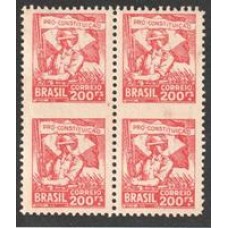 0047-200Rs Revolução de 32, quadra sem denteação horizontal