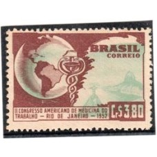 0285-II Congresso Americano de Medicina do Trabalho com verde deslocado para baixo