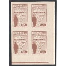 A-077SD-Cr$1,20, Recenseamento de 1950, quadra sem denteação.