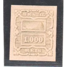 69-1000Rs , Pão de Açucar, prova em papel cartão na cor amarelo oliva