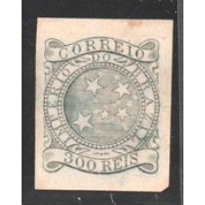 66-300Rs tipo Cruzeiro do Sul, prova em papel cartão na cor azul cinza