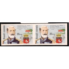 0673SD-Inauguração do Parque Marechal Manoel Luiz Osorio, em par sem denteação. Uma folha conhecida. Muito raro e não catalogado.