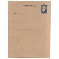 CB-007 carta bilhete de 100Rs cartolina parda, nova