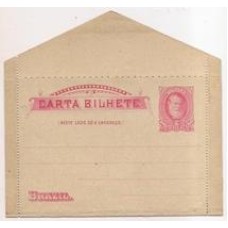 CB-018-carta bilhete de 80Rs, dent 6X12 nova